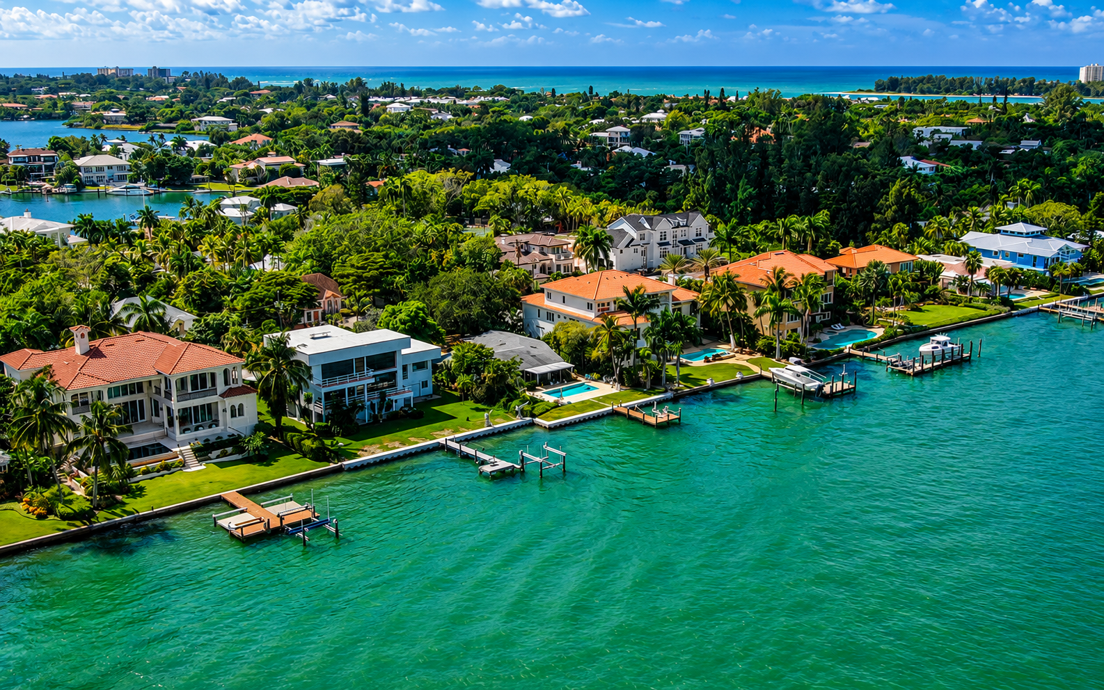 Longboat Key waterfront luxury estates